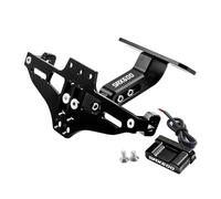 supporto per targa bici PER SRX600 2024 2023 2022 2021 Portatarga Supporto Per Luce LED Con Cornice Targa(Black)