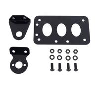 Supporto Per Targa Laterale Nero Per Moto Bobber Chopper Adatto A 6500