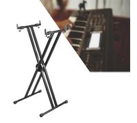 Supporto per tastiera a forma di X, robusto, universale, con doppio