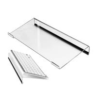 Supporto per Tastiera del Computer,Vassoio Display per Tastiera PC in Acrilico Trasparente - per Computer Game Essentials per la digitazione ergonomica in Sale PC, scuole, scrivanie e Case