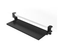 Supporto per tastiera estraibile con morsetto a C, regolabile, supporta fino a 10 kg, facile installazione, perfetto per la scrittura a casa e in ufficio
