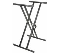 Supporto per tastiera in metallo nero regolabile in altezza Neo