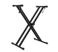 Supporto per Tastiera Musicale, Supporto Stand per Tastiera Pianoforte Regolabile, Supporto Doppio Rinforzato a X per Tastiera Musicale