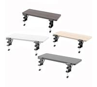 Supporto per tastiera pieghevole per tablet con supporto a gomito con morsetto Piattaforma per mouse da 22 x 10 pollici per scrivania per computer Soluzione ergonomica per spazio di lavoro