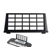 Supporto per tastiera, porta spartiti da desktop, accessori per strumenti di spartiti, porta spartiti pieghevole, per tastiera per pianoforte, principianti e artisti professionisti, 45,5 x 20,5 cm