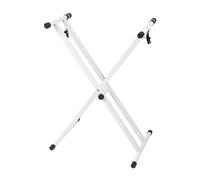 Supporto per Tastiera, Supporto per Tastiera Antiscivolo Supporto per Tastiera Regolabile con Cornice a X con Ruote per Pianoforte Elettronico da 54 a 88 Tasti