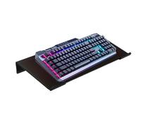 Supporto per tastiera - Vassoio di sollevamento inclinato da 17 pollici | Supporto in acrilico con striscia antiscivolo - Rialzo tastiera ergonomico trasparente per casa, sala studio, ricevuta