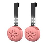 Supporto per tavoletta WC, 2 ganci regolabili in silicone | Supporto per WC da interni, per bagno, casa, uso quotidiano, hotel, ufficio, viaggi, camper, camera degli ospiti