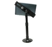 System-S Supporto da tavolo a 360° con serratura per tablet da 8.0" a 11.0", nero