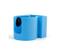 Supporto per Tazza D'Acqua Multifunzione In Profilo di Alluminio Che Simula un Simulatore di Volo da Corsa. Supporto In Profilo di Alluminio Blu.