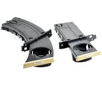 Supporto per Tazze Auto Compatibile Con BMW Per 323i E90 2006-2011 Per 325i 325xi 330i 330xi E90 2006 Per 335d E90 2009-2011 Portabicchieri Anteriore Retrattile 51459173473(Beige,Left+Right)