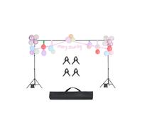 Supporto per Tela - DUOKU - 6,5 x 10 pi - Regolabile - 5 Barre Trasversali - Nero