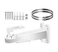 Supporto per telecamera a doppio scopo in lega di alluminio con gestione integrata dei cavi per installazione CCTV interno/esterno Base di montaggio per telecamera in alluminio