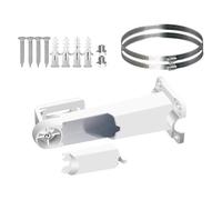 Supporto per telecamera a doppio scopo in lega di alluminio con gestione integrata dei cavi per installazione CCTV interno/esterno Base di montaggio per telecamera in alluminio