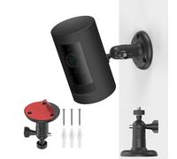 Supporto per telecamera autoadesivo con filettatura da 1/4-20 pollici,supporto da parete per Ring Stick Up Cam,Ring Stick Up Cam Battery,Arlo Pro 4,Arlo Essential Spotlight,Supporto regolabile a 360°