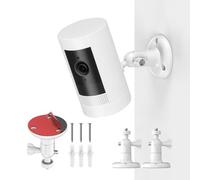 Supporto per telecamera autoadesivo con filettatura da 1/4-20 pollici,supporto da parete per Ring Stick Up Cam,Ring Stick Up Cam Battery,Arlo Pro 4,Arlo Essential Spotlight,Supporto regolabile a 360°