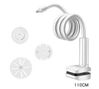 Supporto per telecamera baby monitor, braccio flessibile regolabile a 360° per HelloBaby/Infant Optics 8 & 8Pro/ANMEATE/Nanit Pro/Eufy/Owlet/VAVA, struttura in metallo ABS bianco 50 cm/80 cm/110 cm