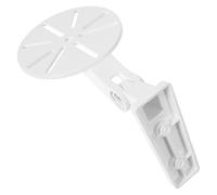 Supporto per Telecamera da Parete senza Fori Bianco Plastico | Montaggio Adesivo e Rapido, Design per Parete e Soffitto, Include Adesivo e Viti di Fissaggio