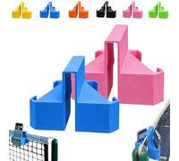 Supporto per Telecamera Da Tennis, Supporto per Telefono E Action Camera Da Fissare Alla Rete, Portatile, Senza Necessità Di Installazione per Riprese Stabili Registrare Partite(Blue+Pink)