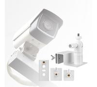 Supporto per Telecamera di Sicurezza con Gancio per Grondaia, Clip Regolabili