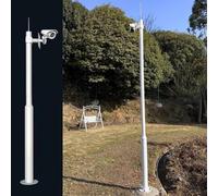 Supporto per Telecamera di Sicurezza per Esterni, Staffa per palo Resistente alle intemperie per telecamere di sorveglianza, Supporto Durevole di Alta qualità da 2,5 m (8,2 Piedi) per Maggio