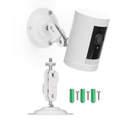 Supporto per telecamera in metallo con filettatura standard da 1/4"-20,compatibile con telecamera Ring/Eufy/Arlo/Wyze,Supporto regolabile per telecamera interna/esterna per Ring Stick Up Cam,Eufy 2/2C