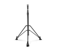 Supporto per telecamera PROAIM a 3 stadi per telecamera PTZ. Perno da 5/8" e testa a sfera staccabile. Altezza telescopica da 35" a 81". Carico utile fino a 20 kg / 44 libbre