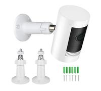 Supporto per telecamera Ring per Ring Stick Up Cam, Ring Indoor Cam (1a generazione), Ring Stick Up Cam Battery, Arlo Pro 4/3/2/Ultra telecamera, staffa di sicurezza regolabile a 360 gradi