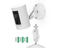Supporto per telecamera Ring per Ring Stick Up Cam, Ring Indoor Cam (1a generazione), Ring Stick Up Cam Battery, Arlo Pro 4/3/2/Ultra telecamera, staffa di sicurezza regolabile a 360 gradi