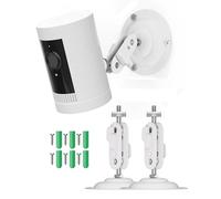 Supporto per telecamera Ring per Ring Stick Up Cam, Ring Indoor Cam (1a generazione), Ring Stick Up Cam Battery, Arlo Pro 4/3/2/Ultra telecamera, staffa di sicurezza regolabile a 360 gradi