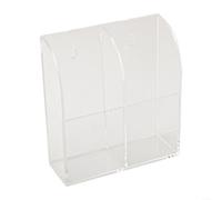 Supporto per telecomando a base acrilica per TV e AC, design per mantenere i dispositivi in un unico posto (doppia griglia)
