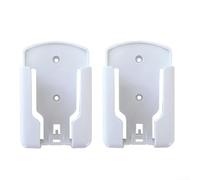 Supporto per telecomando da parete, set di 2 per TV, condizionatore d'aria, stereo, materiale ABS, uso affidabile a lungo termine (bianco)