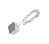 Supporto per telecomando - Organizer magnetico per TV, contenitore antifurto, universale, robusto e sicuro, per montaggio a parete, con cavo retrattile, per casa, soggiorno, ufficio,