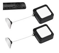 Supporto per telecomando retrattile automatico con cavo, cavo di montaggio anti-smarrimento, di archiviazione sicura, corda di estensione regolabile, design facile da installare con base