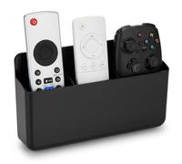 Supporto per telecomando Supporto da parete per TV 3 slot per telecomando TV autoadesivo regolabile Organizzatore per penne per telefono e accessori da scrivania Nero. SPEDIZIONE GRATUITA su