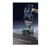 Supporto per Telefono 3 In 1 Altoparlante Bluetooth Induttivo Girevole A 360 Pieghevole Sollevamento Ricarica Porta Bianca