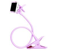 Supporto per telefono a collo di - Morsetto regolabile da con lungo braccio flessibile | Supporto mobile pigro per comodino, cucina, scrivania, streaming, lettura, guardare le mani libere