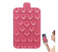 Supporto per telefono a con impugnatura di aspirazione per telefono - Supporto per amore antiscivolo double face | Custodia mobile portatile a forte aspirazione, accessorio adesivo in silicone