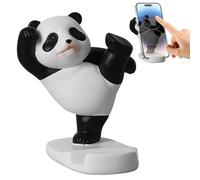 Supporto per telefono a forma di panda, 1 supporto per cellulare con animali domestici, supporto per palmari, accessorio da scrivania, stabile, antiscivolo, decorazione per scrivania, davanzale