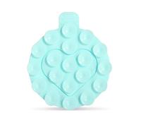 Supporto per Telefono a Ventosa, Supporto Telefono Silicone Entrambi Lati Impugnatura Rotonda Appiccicosa Telefono Design Forma Cuore Accessori Smartphone per Superficie Piana (Verde)