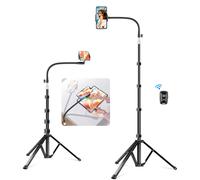 Supporto per telefono alto Elitehood 80, treppiede da pavimento, supporto per registrazione di telefoni, treppiede regolabile per iPhone, compati