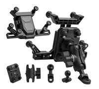 Supporto Per Telefono Antiurto Per Moto, Particolarmente Adatto Per Viaggi A Lunga Distanza O Guida Su Strade Sterrate. Video Di ADV ATV M-Bike(Black)