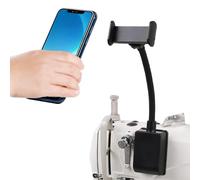 Supporto per telefono Bedside, supporto per cellulare per macchina da cucire, supporto per cellulare rotante a 360 gradi Macchina da cucire - Supporto magnetico semiautomatico, frizione telescopica