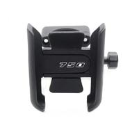 Supporto Per Telefono Cellulare Con Specchio Manubrio Per Moto Supporto Per Navigazione GPS Per KAWASAKI Z750 Z750R Z750S Z 750 750R 750S Staffa Di Navigazione(NERO,Handlebar)