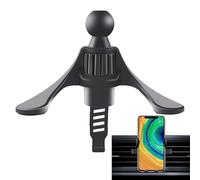 Supporto per telefono cellulare da auto, retrattile, con clip per bocchetta 'aria, girevole a 360 gradi, con gancio regolabile, compatibile con telefoni