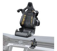 Supporto per telefono cellulare da auto - Staffa di regolazione automatica, design sedile da corsa, clip universale per presa d'aria | Supporto per cellulare a mani libere per minivan, camion, berline