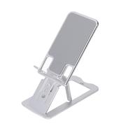 Supporto per telefono cellulare in lega di alluminio da tavolo pieghevole Live Lift Tablet Laptop Supporto universale pigro con maggiore stabilità Fondo in silicone Design portatile Durata 7 angoli di