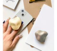 Supporto per telefono cellulare in lega di zinco di design, con anello per dito retrattile, cuscinetto da tavolo per una presa sicura e supporto compatibile con , telefoni Android, idea regalo per com