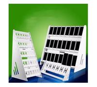 Supporto per telefono cellulare multi-griglia, in PVC, per aule e ufficio, 43 x 26 x 57 cm, supporto per dispositivi mobili per una gestione efficiente dello spazio di lavoro