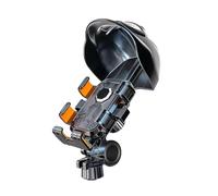 Supporto per telefono cellulare per moto, supporto anti-scuotimento con cappello, supporto per telefono cellulare da moto, per navigazione, tour, pendolarismo, strada, strada, città, montagna